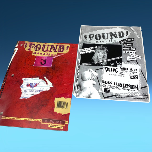 Vintage 2003 Found Magazine #3 Zine Notes Drawings Letters DIY Ephemera Cult - Picture 1 of 6